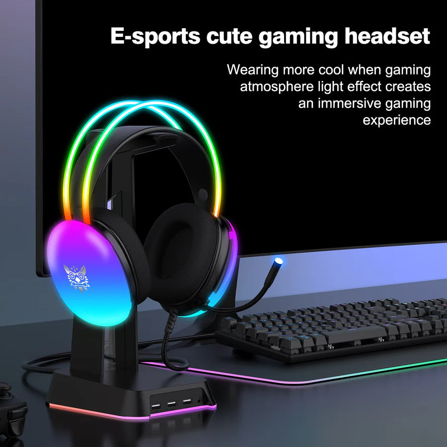 ONIKUMA X25 RGB Professional Gaming Headset