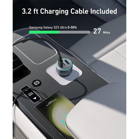 Anker 335 Car Charger (67W) With C To C Cable B2736H11