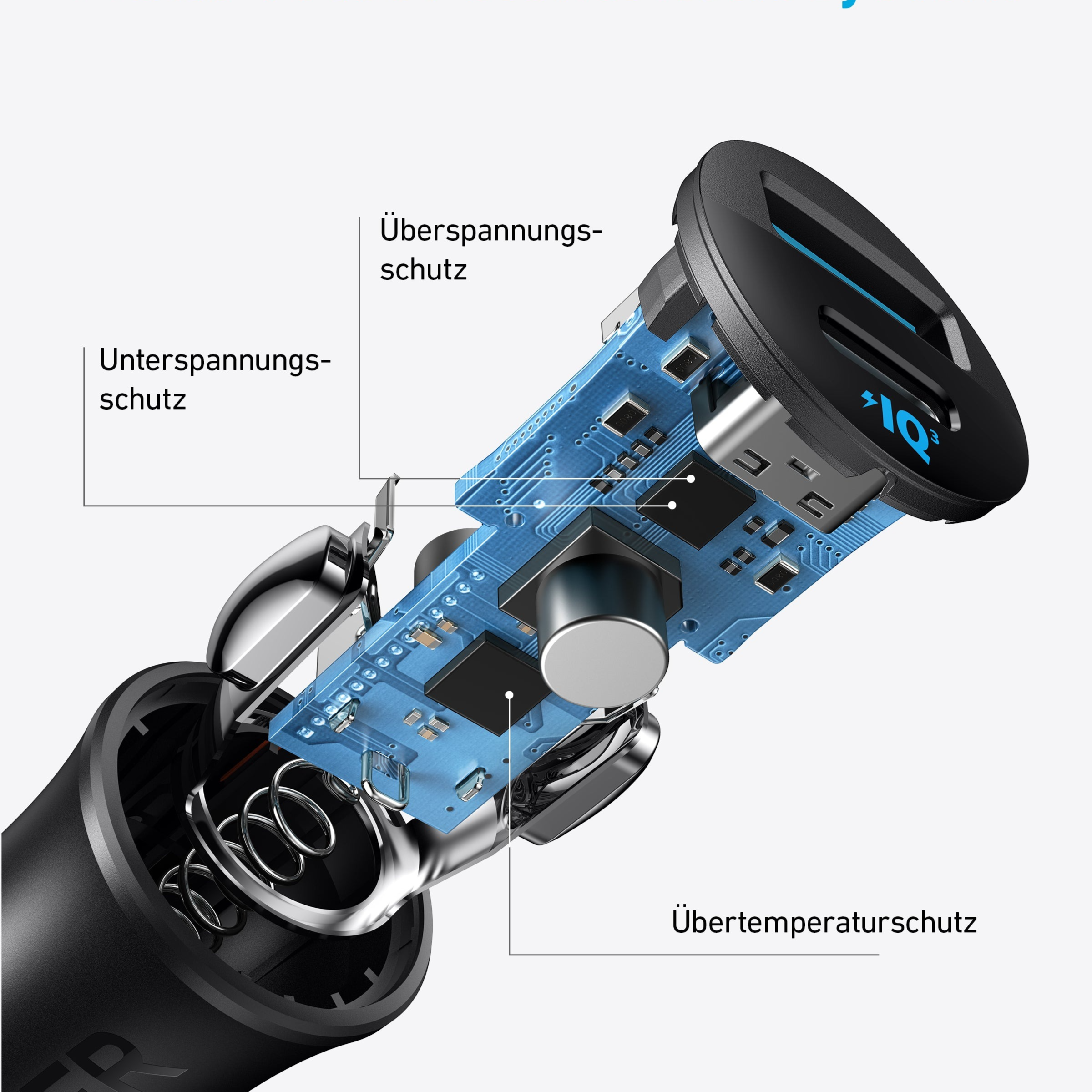 Anker Car Charger (30W, 2 Ports) A2741H11