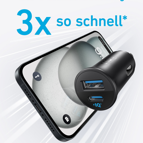 Anker Car Charger (30W, 2 Ports) A2741H11