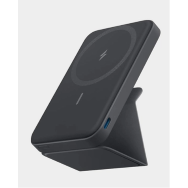 Anker A1614H13 622 Maggo 5000Mah Power Bank | Usb-C And Magnetic Charging 7.5W Foldable Stand- Black