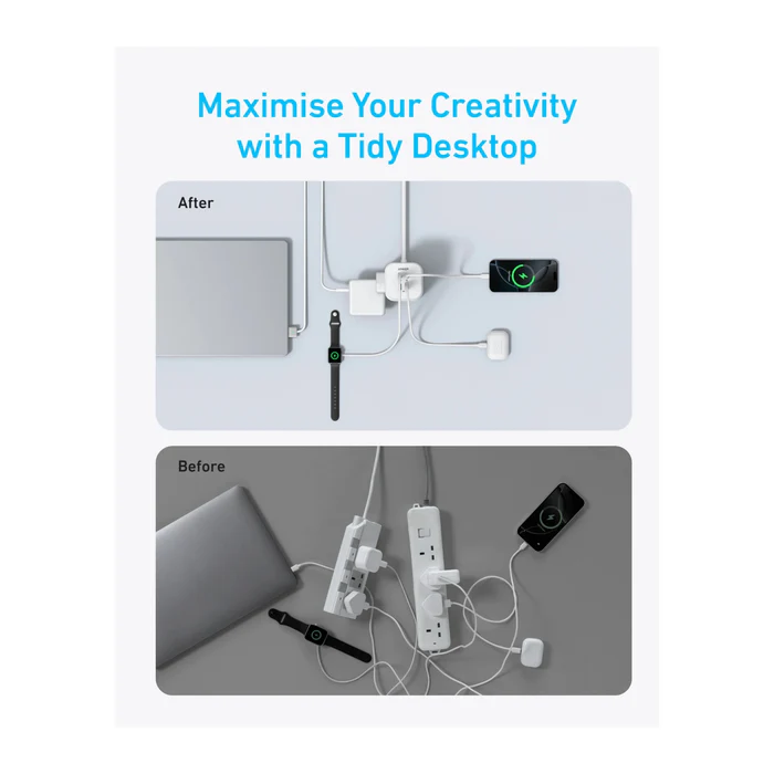 Anker 12-in-1 Multi Device Power Strip 20W A9185K11 – Black