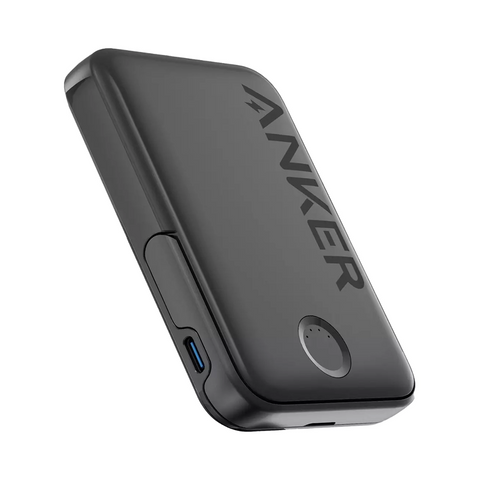 Anker A1618H11 5000Mah 7.5W Maggo Power Bank With Foldable Stand Black
