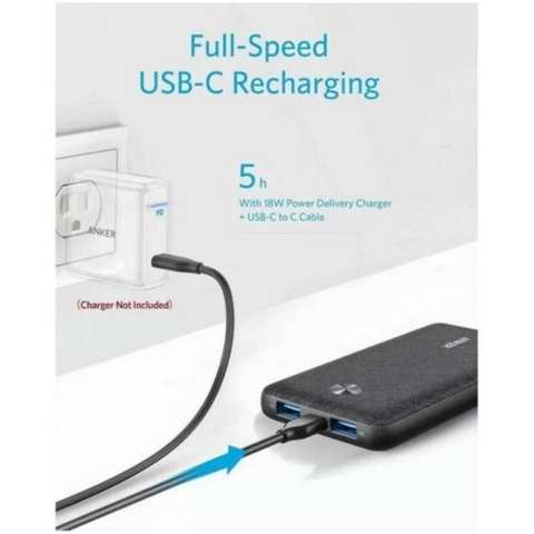 Anker A1248H31 Powercore 10000Mah Power Bank Black