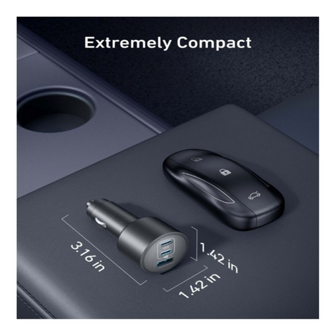 B2731Ha1 Anker 67W Triple Port Car Charger 1M